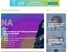 Tablet Screenshot of biotech-now.org